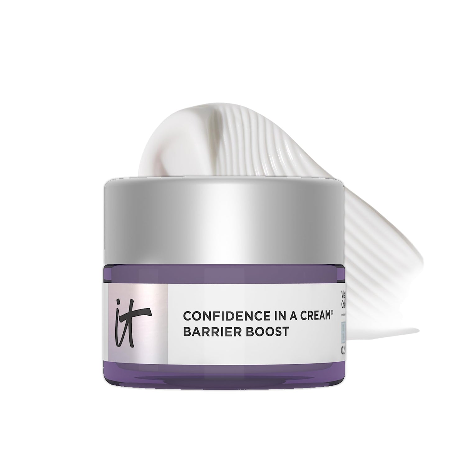 IT Cosmetics Confidence in a Cream Barrier Boost - Skin Barrier Repair Daily Face Moisturizer - Clinically Smoother, Softer Skin After 1 Use - Fragrance-Free, 100HR Hydration with Ceramide