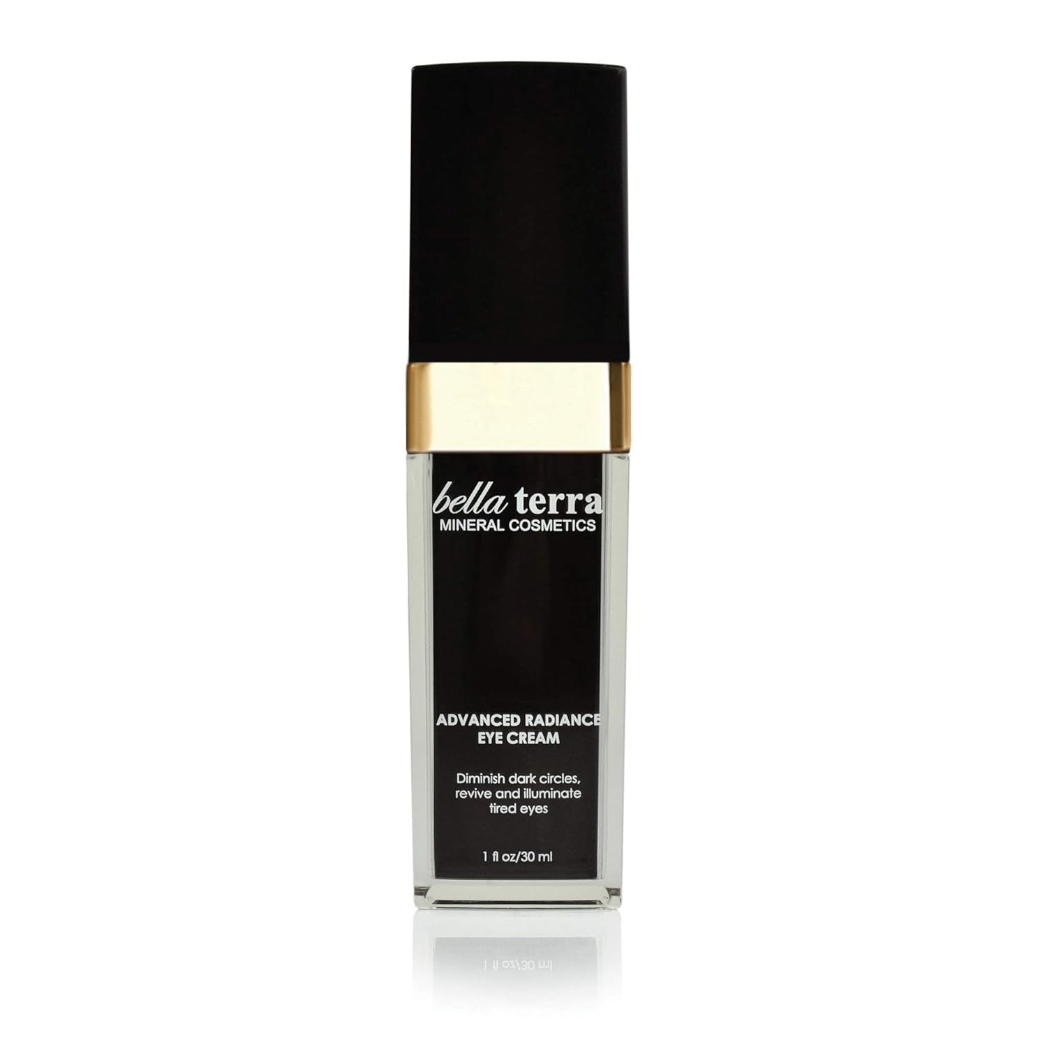 Bella Terra Advanced Radiance Eye Cream | Daily Moisturizer for Eyes | Reduce Wrinkles and Dark Circles | Fast-Acting Skin Renewal Treatment (1 fl. oz / 30ml)
