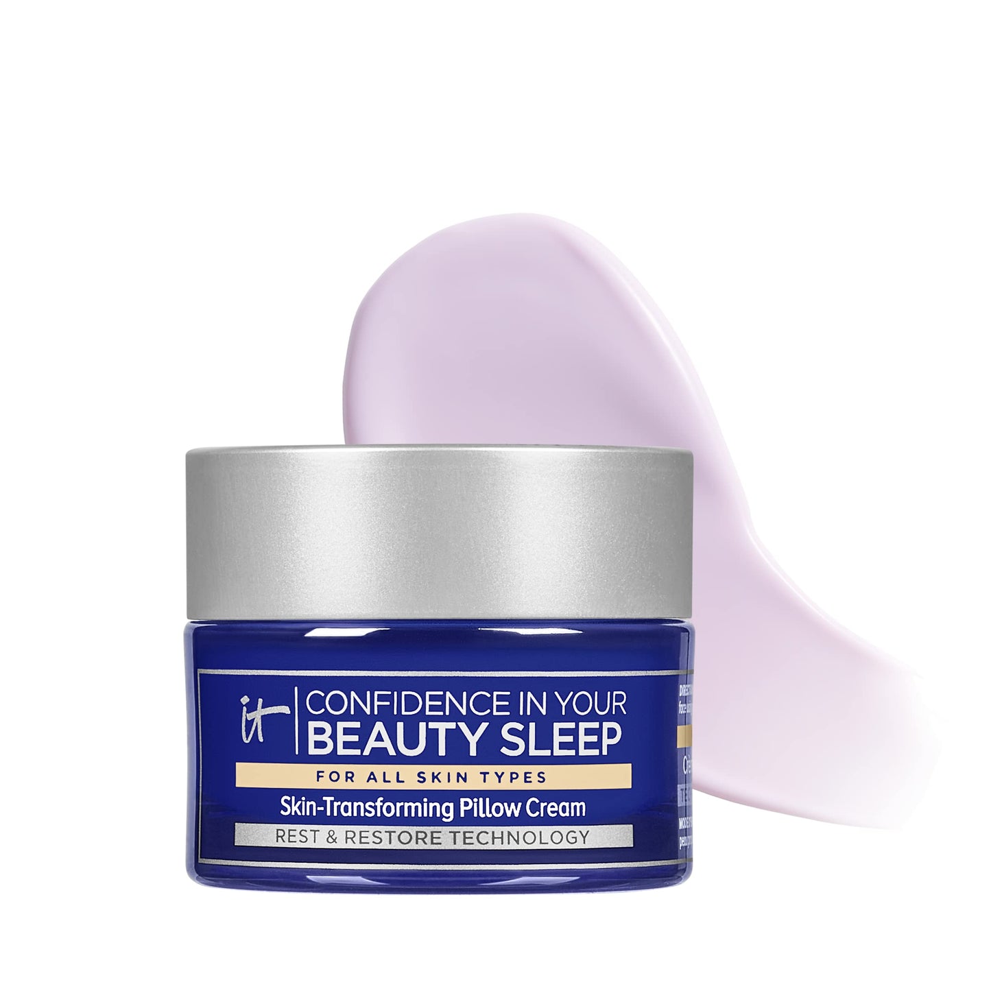 IT Cosmetics Confidence in Your Beauty Sleep Night Cream - Anti-Aging Face Moisturizer, Ceramides & Hyaluronic Acid, Visibly Improves Fine Lines, Wrinkles, Dryness, Dullness & Loss of Firmness