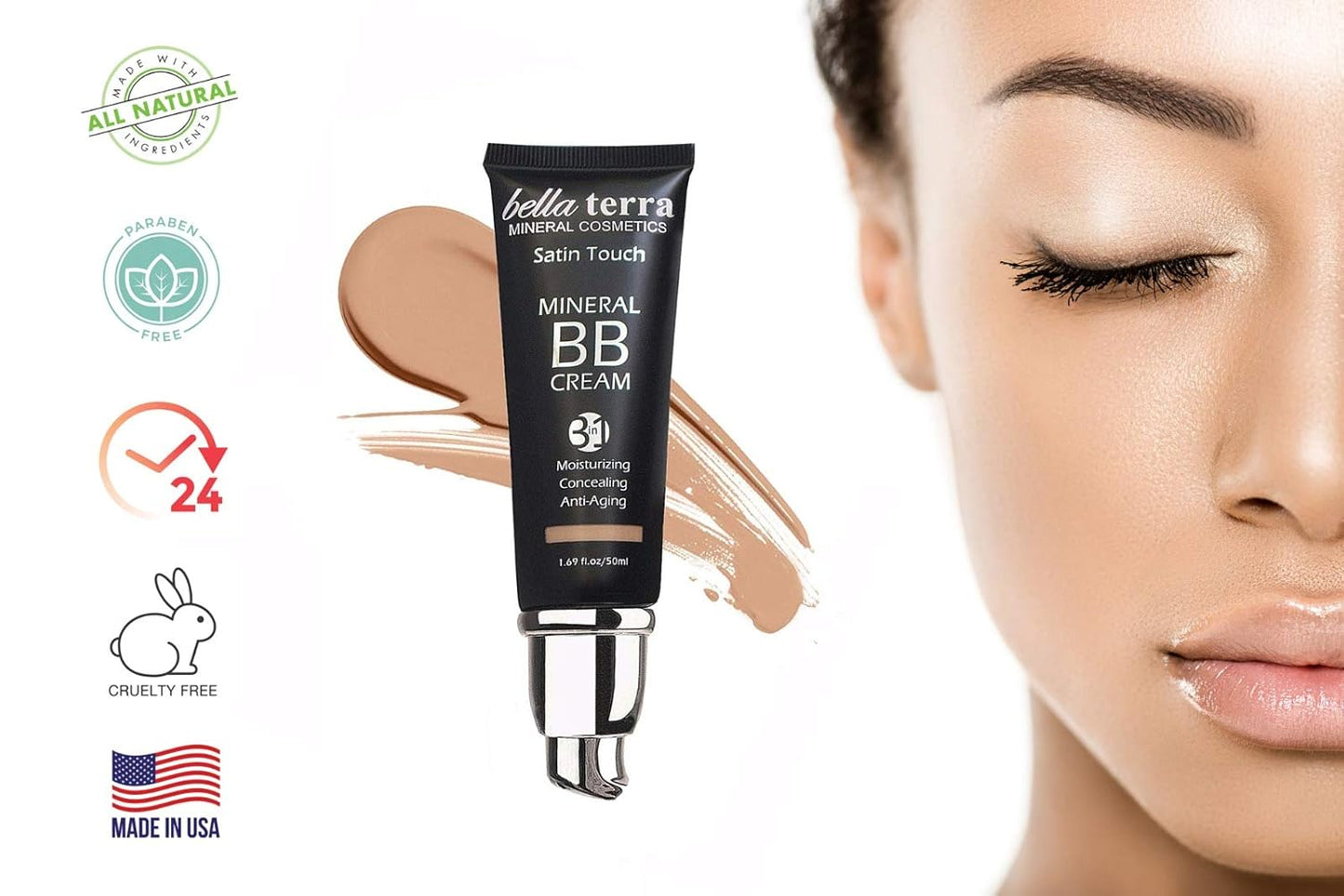 Bella Terra Advanced Radiance Eye Cream | Daily Moisturizer for Eyes | Reduce Wrinkles and Dark Circles | Fast-Acting Skin Renewal Treatment (1 fl. oz / 30ml)