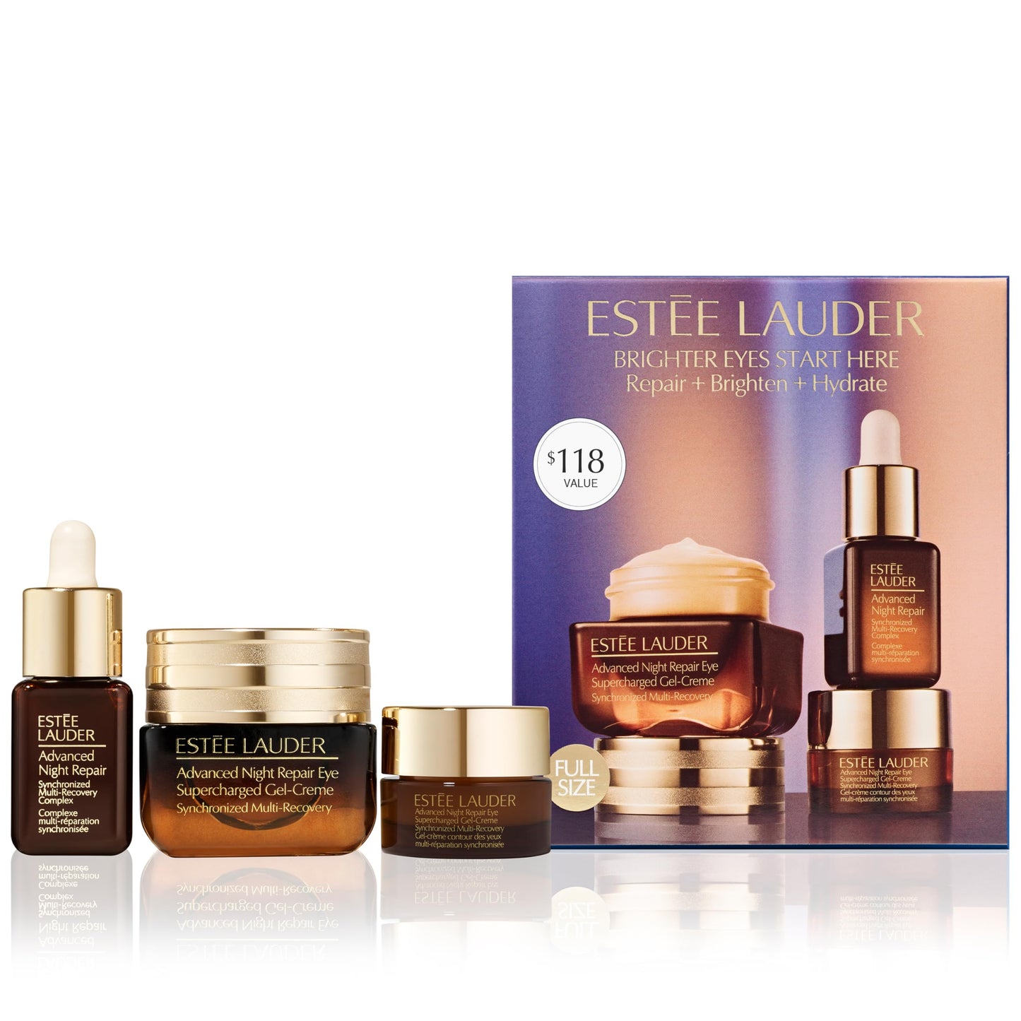 Estée Lauder Advanced Night Repair Face Serum Synchronized Multi-Recovery Complex with Hyaluronic Acid & Peptides | Anti Aging & Hydrating