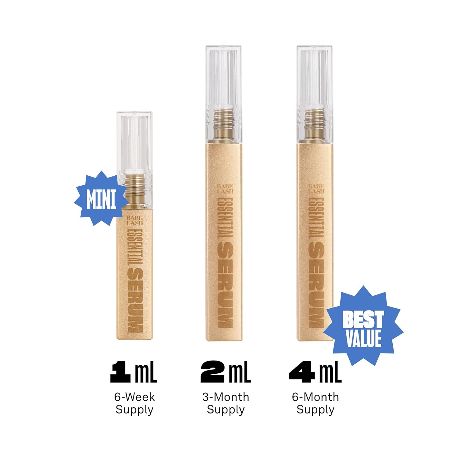 Babe Original Lash Serum - Fuller & Longer Looking Eyelashes, Advanced Lash Enhancing Treatment for Natural Lashes, Extensions & Eyebrows, Vegan & Cruelty-Free