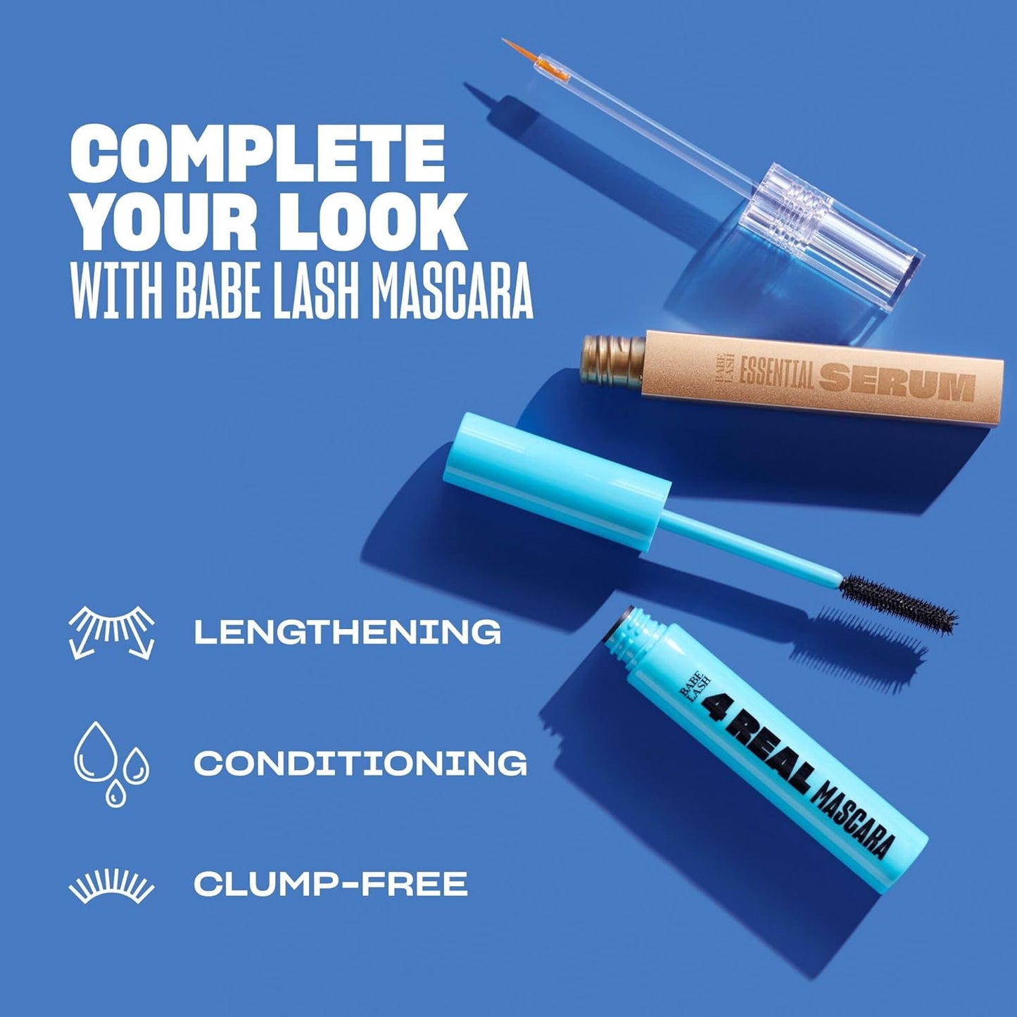 Babe Original Lash Serum - Fuller & Longer Looking Eyelashes, Advanced Lash Enhancing Treatment for Natural Lashes, Extensions & Eyebrows, Vegan & Cruelty-Free