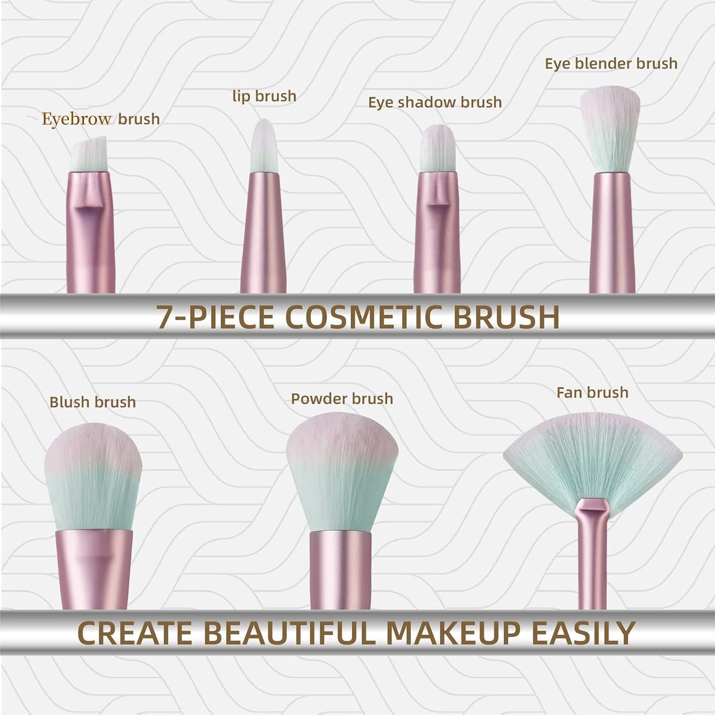 Makeup Brush Set Pink Glitter,Unicorn Foundation Sparkles Cute Fan Powder Blush Lip Highlight Eye shadow Eyebrow Makeup Brushes Set with Liquid and Case for Girls Teen Kids Gift Present